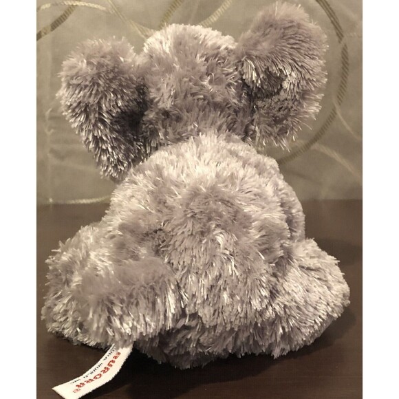 Aurora World Ellie 8” Gray Elephant Very Soft Stuffed Plush Animal Mini Flopsie - Picture 4 of 10